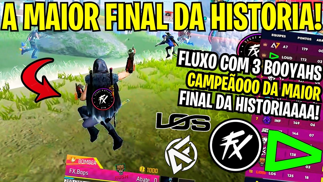 É CAMPEÃOOOOO! FLUXO DA SHOW NA MAIOR FINAL DA HISTORIA DO FREE FIRE! GRANDE FINAL COPA FF 2026!