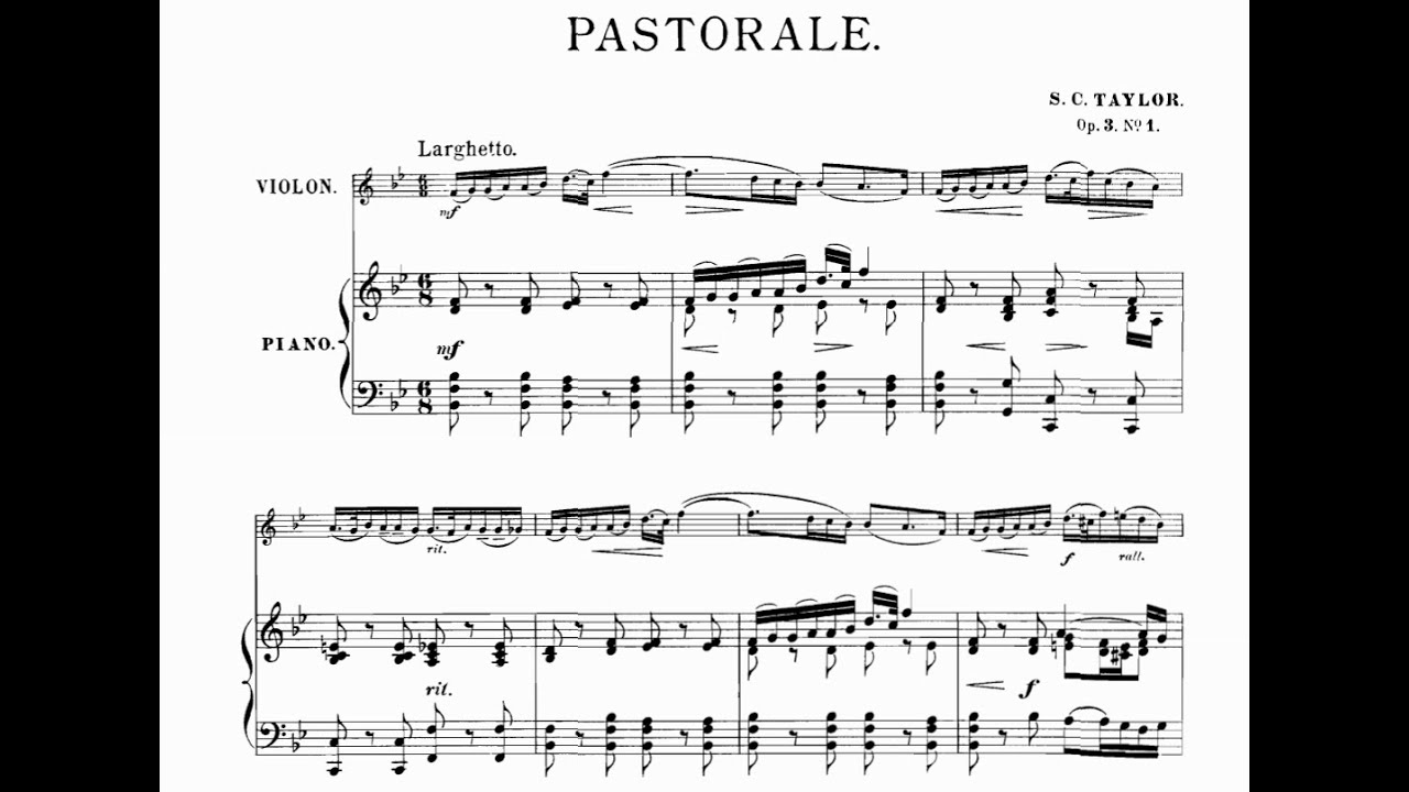 Samuel Coleridge-Taylor - Suite for Violin and Piano, Op.3