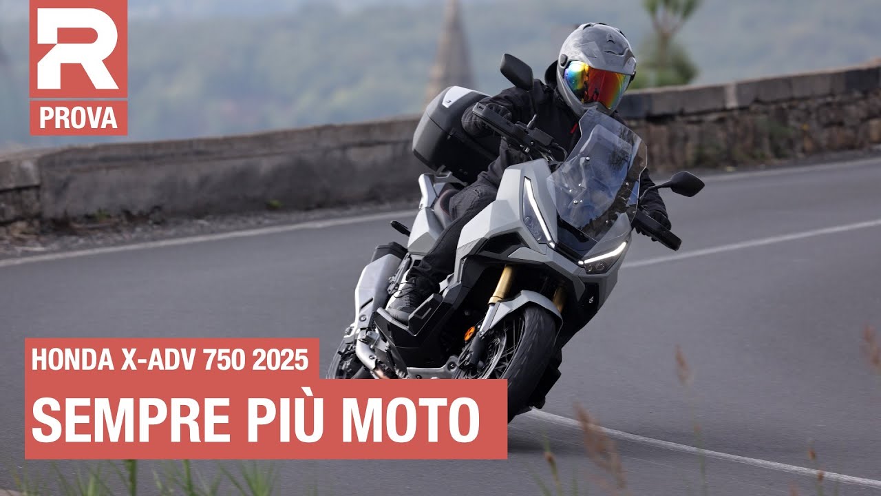 Honda X-ADV 750 2025 - prova - come va il vero maxi enduro scooter di Honda