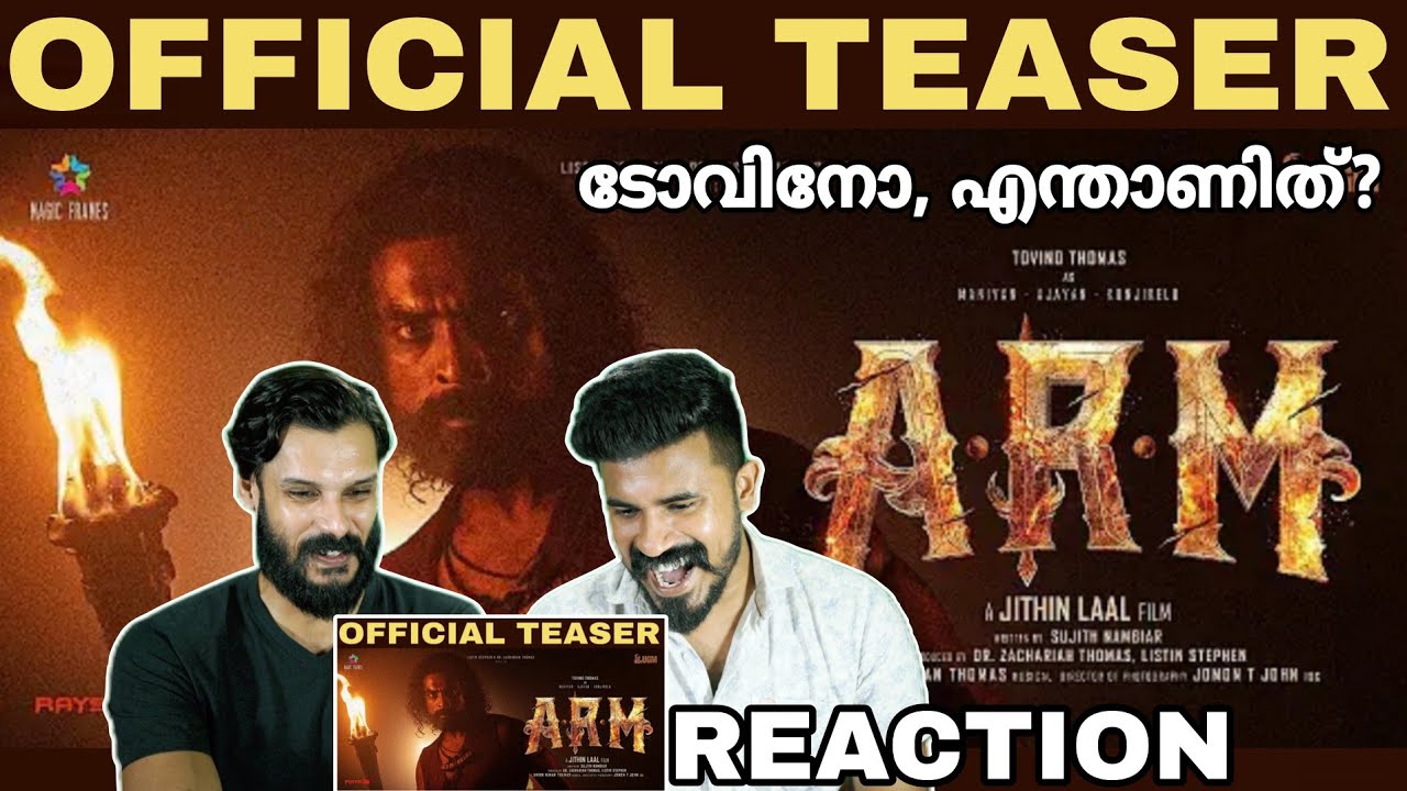 ARM Malayalam Official Teaser Reaction Ajayante Randam Moshanam Tovino Thomas | Entertainment Kizhi