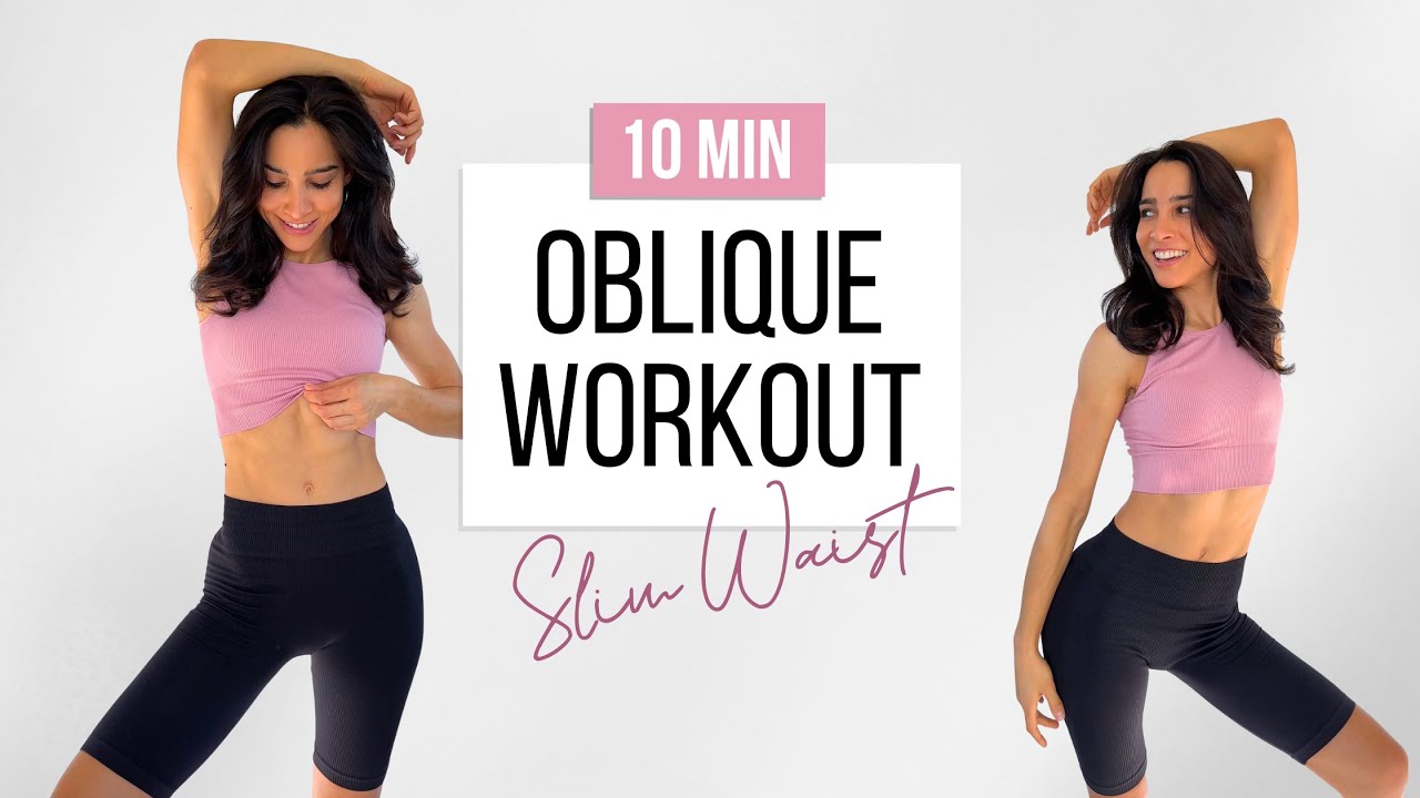 10 MIN OBLIQUE HIIT WORKOUT | Full Body Routine I Slim Waist & Core Burn (No Equipment)
