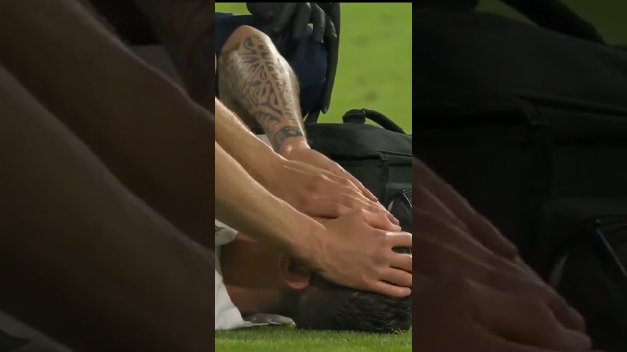 Spinazzola in tears after getting Injury vs Belgium #shorts