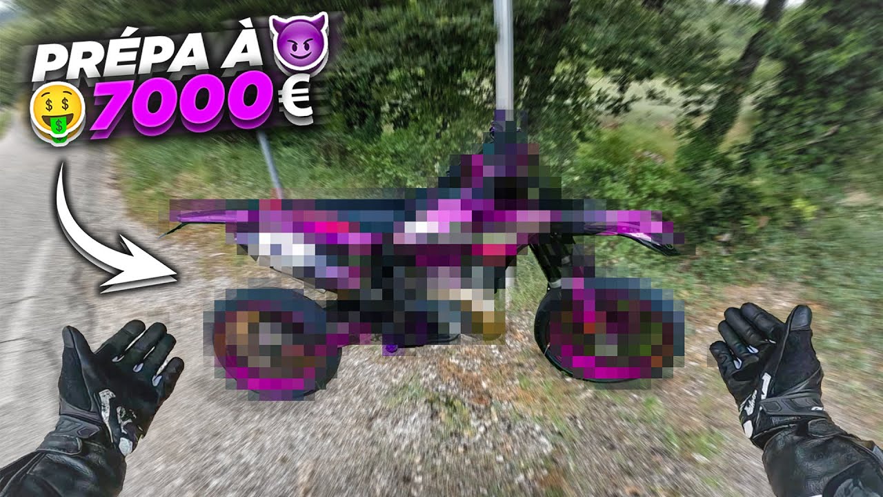 RETOUR DU 250 YZ SUPERMOT' 😈💜 NOUVELLE PRÉPA À 7000€