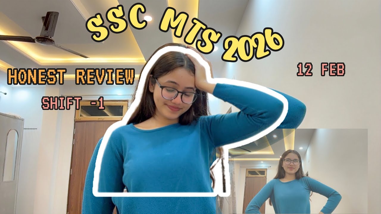 SSC MTS 2026 | 12 February Shift -1 | MTS Analysis | MTS review | SSC 2026