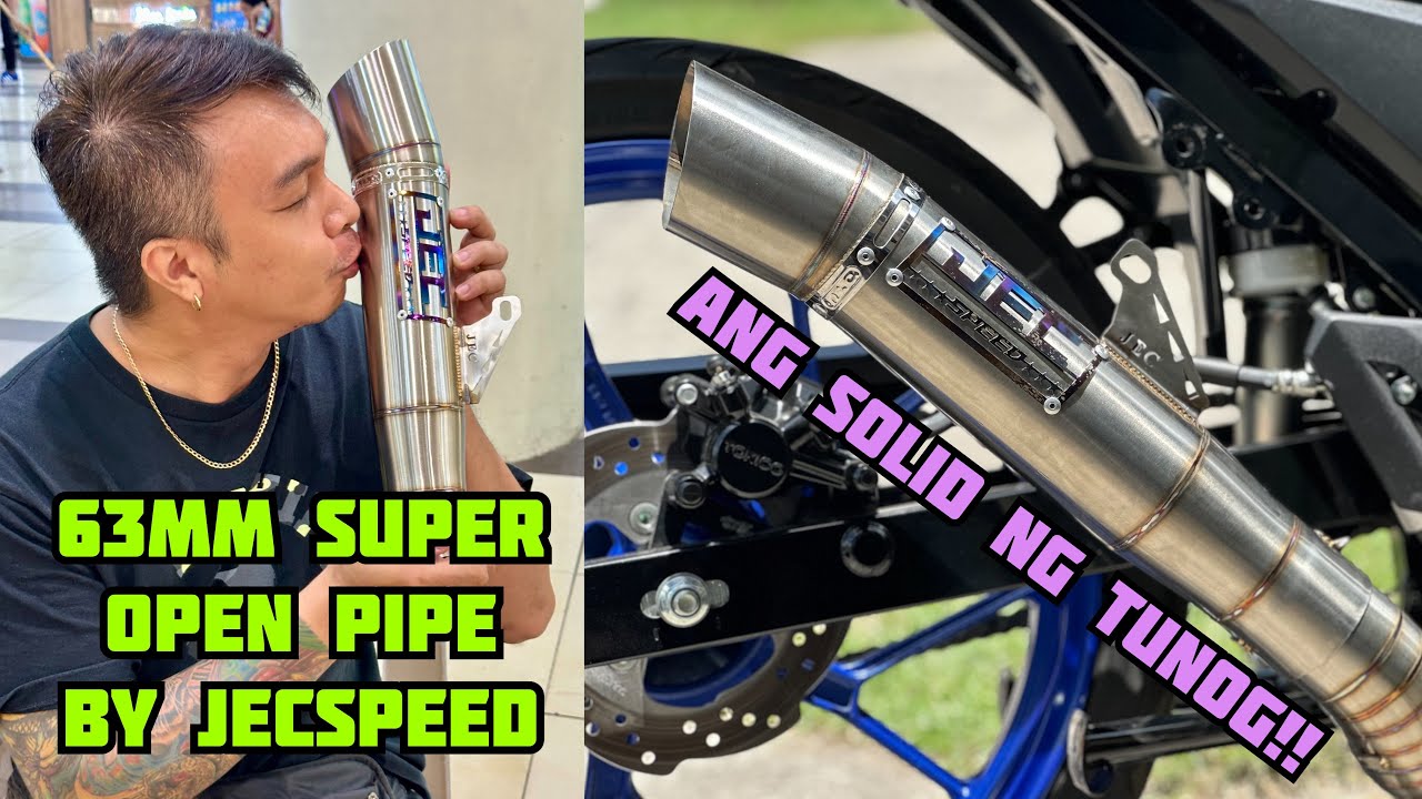 Super Open Pipe para sa Raider150Fi 🔥🔥 Installing Jecspeed Open Pipe 🏆🇵🇭 PANG LOUDEST NATO ☝️