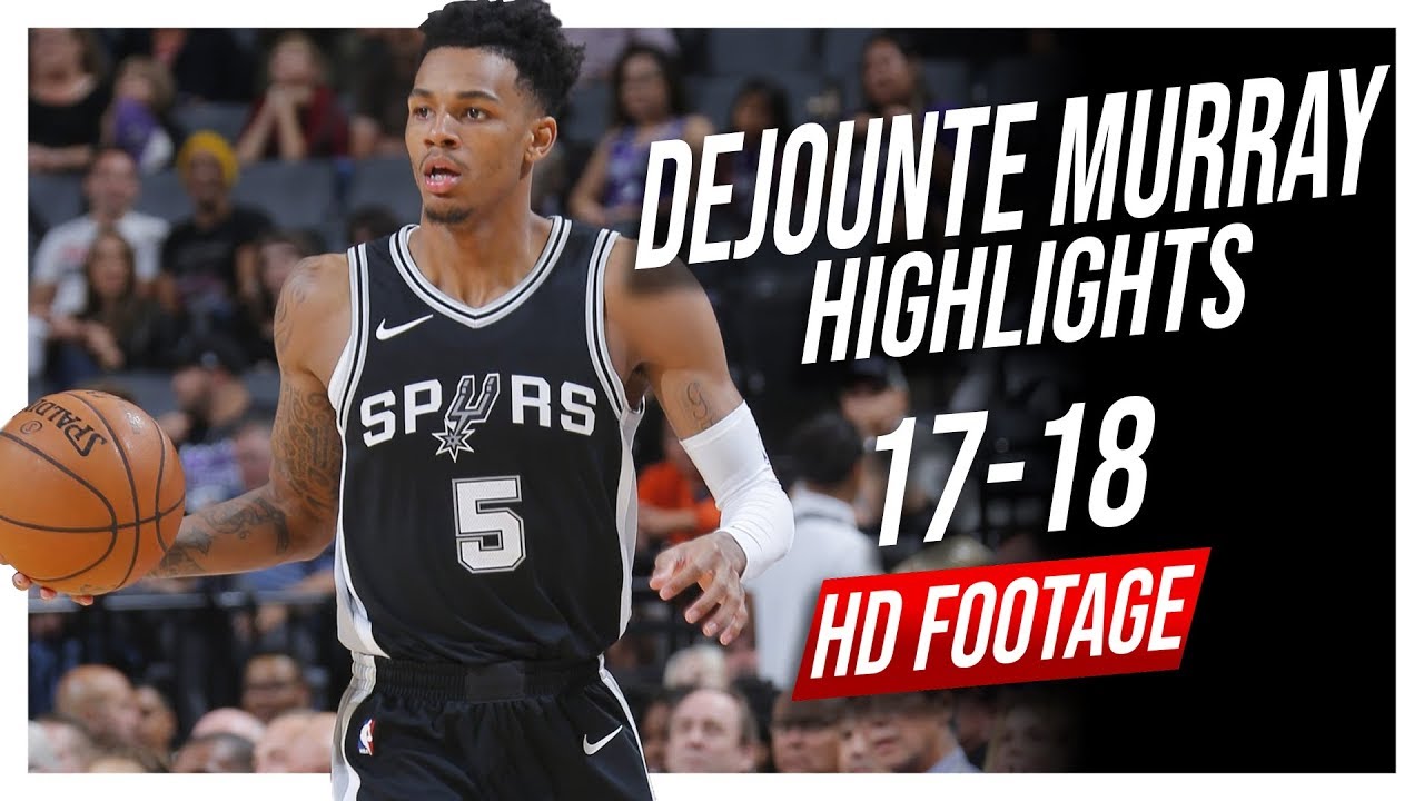 Spurs PG Dejounte Murray 2017-2018 Season Highlights ᴴᴰ