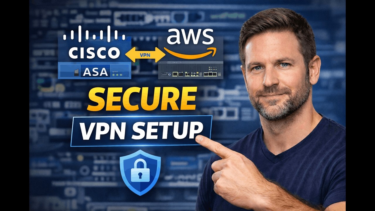 Cisco ASA to AWS VPN Setup | Site-to-Site VPN Step-by-Step