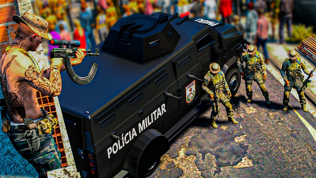 GTA V: VIDA DO CRIME | SE O ESTADO TIVER DE TROIA VAI LEVAR MUITO AÇO ✌️🚩 | EP#73