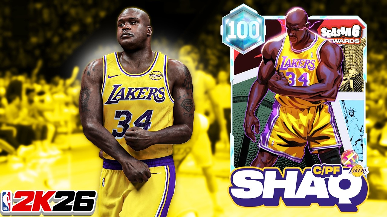 100 OVERALL SHAQ IS UNSTOPPABLE IN NBA 2K26 MYTEAM!
