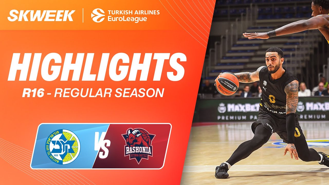 MARCUS HOWARD IS BACK ON TOP 🔥🔥 Maccabi Tel-Aviv vs Baskonia Vitoria - Highlights EuroLeague R16
