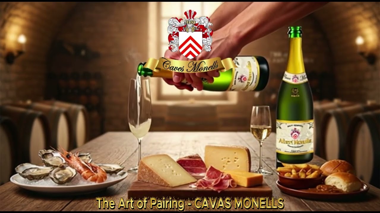 The Art of Pairing-Cavas Monells #cava #sparklingwine #luxurylifestyle #penedes #winestagram #wine