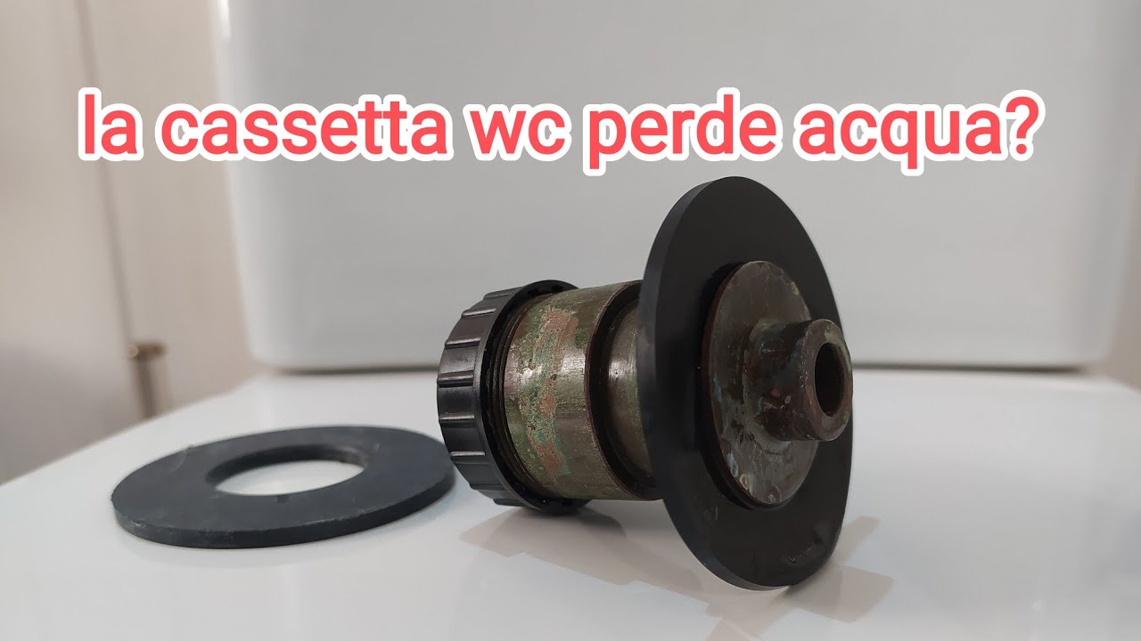 come riparare la perdita d'acqua della cassetta wc @Meccanicando