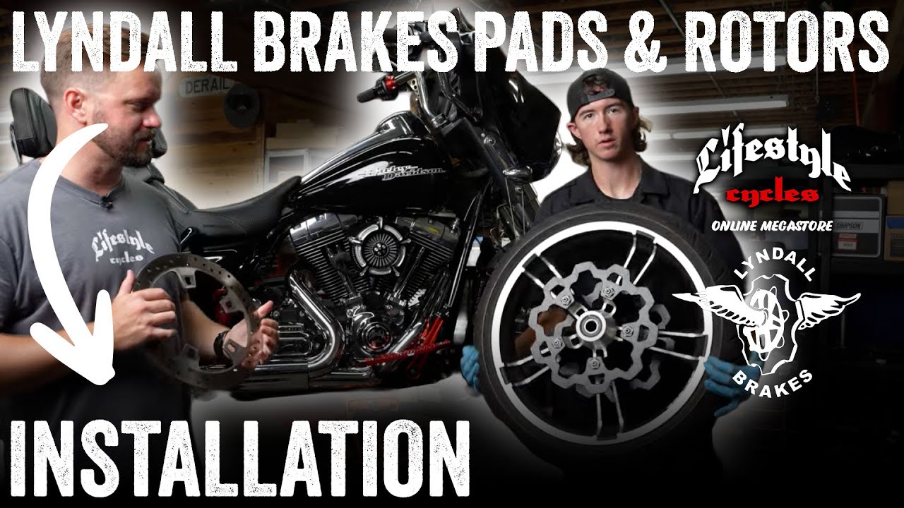 Установка тормозов и роторов Harley Davidson Lyndall
