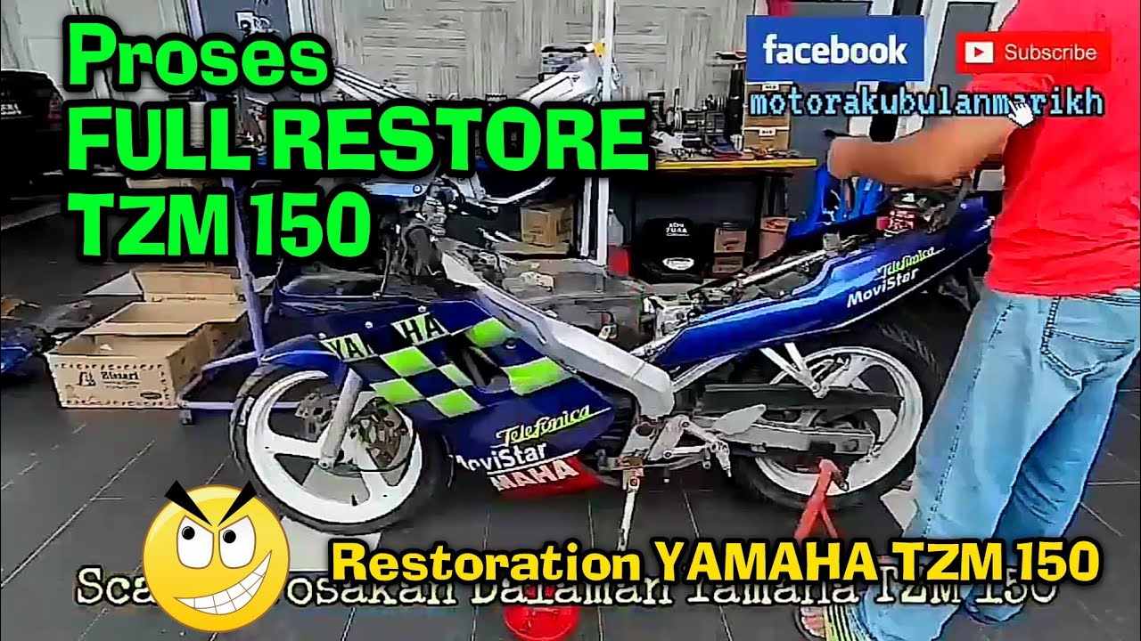 Proses FULL RESTORE YAMAHA TZM 150 EN. ROSTAM.. MELAKA