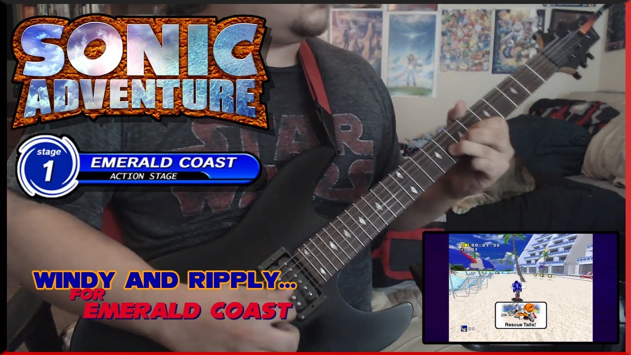 Windy and Ripply... for Emerald Coast (Sonic Adventure Guitar Cover)