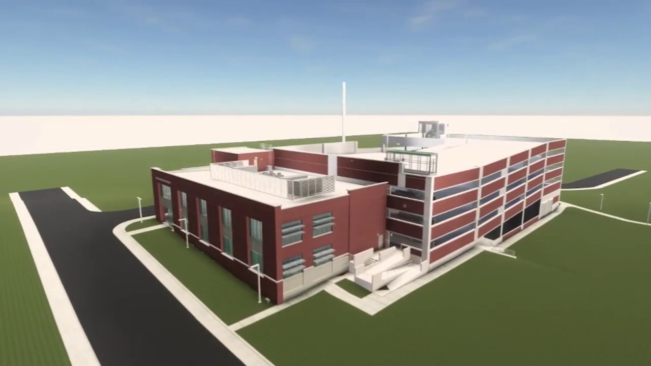 Dover Police Department Exterior Fly By Animation