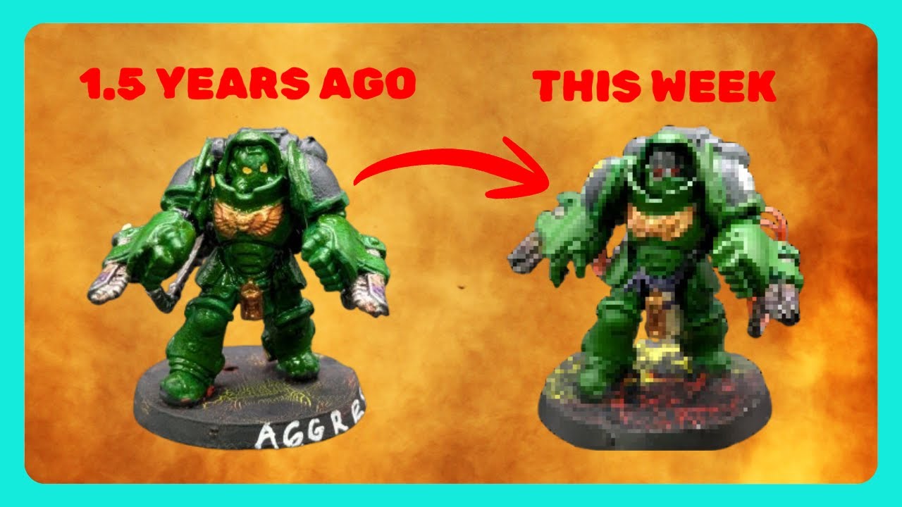 Painting My FIRST Model AGAIN. Have I Improved??? - Warhammer for the Average Hobbyist