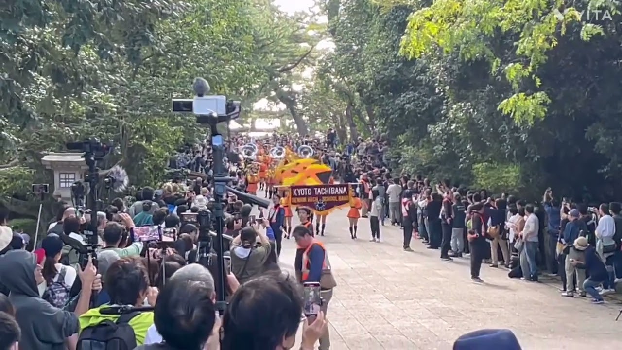 京都橘吹奏楽部　出雲大社パレード