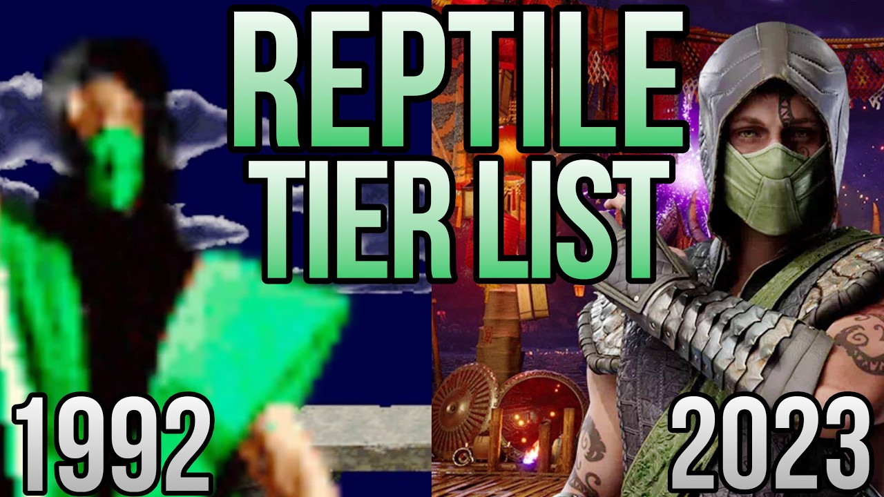 Every Mortal Kombat Reptile Design Ranked (1992–2023)