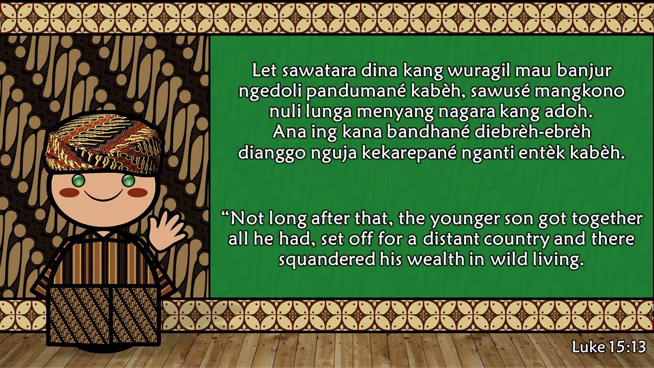 The Sound of the Javanese language (UDHR,Numbers,Greetings & The Parable)