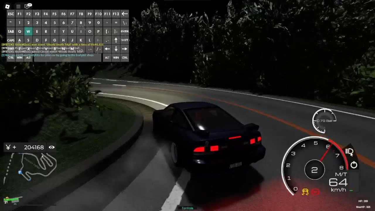335HP SILEIGHTY drifting on OTSUKI DEATH TRIAL (Midnight Racing: Tokyo)