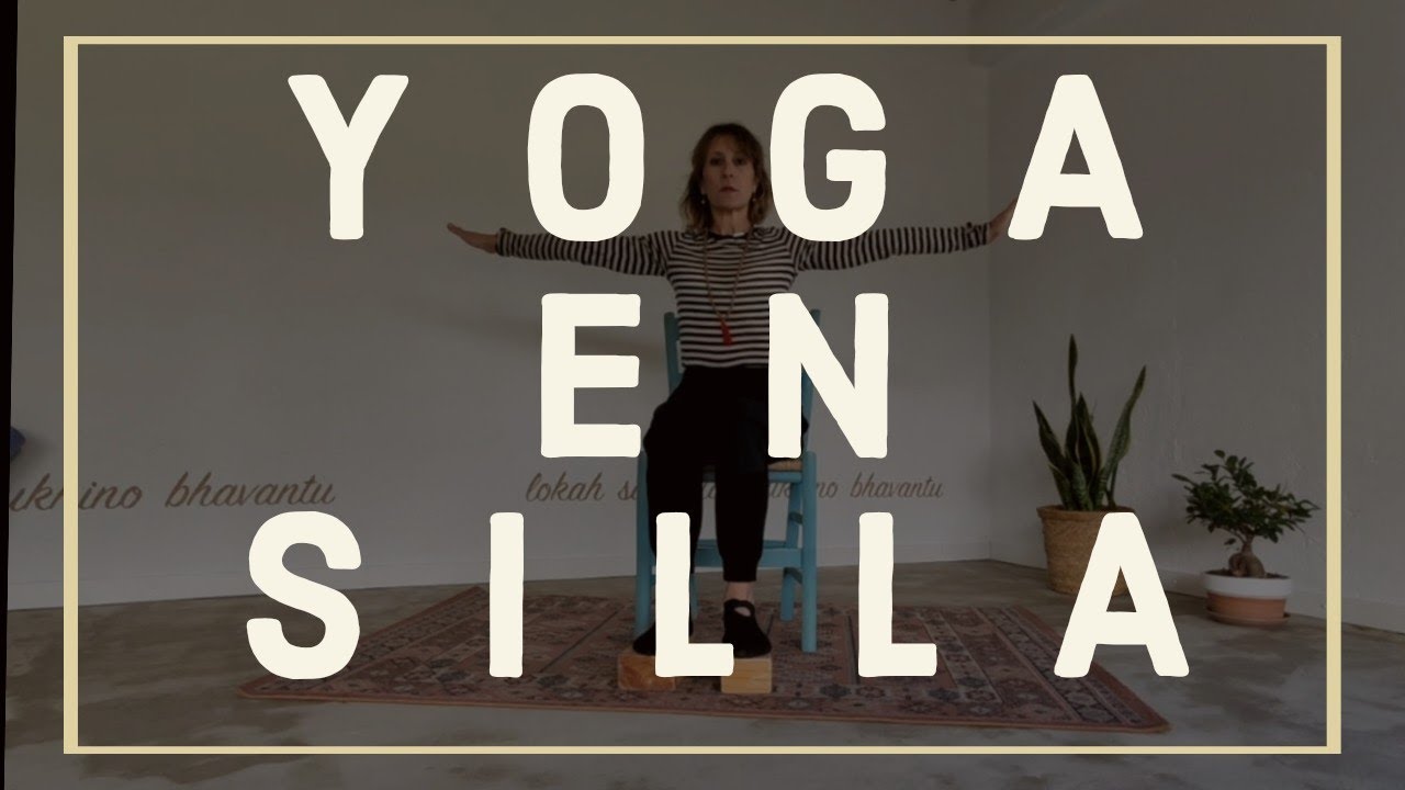 Yoga en silla para mayores