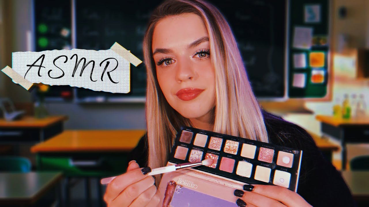 АСМР 🥴Та самая одноклассница накрасит тебя 😍 эффект ожидания 