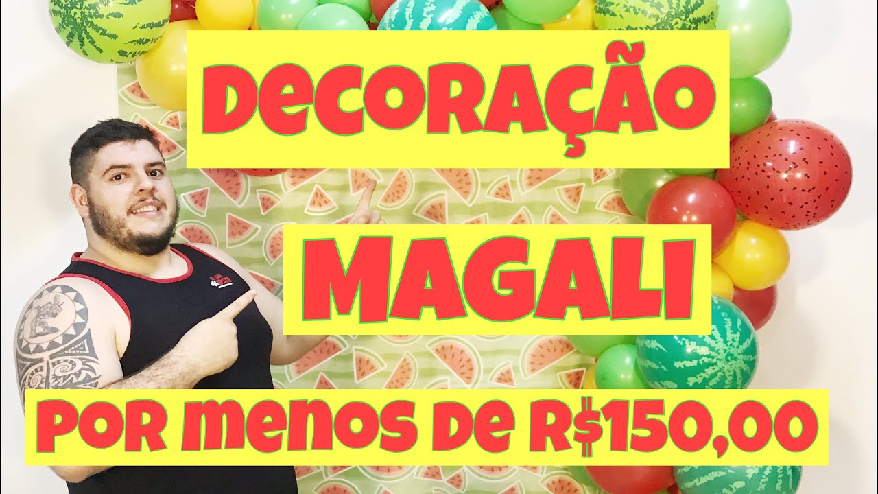 Decoração por MENOS de R$150,00 - MAGALI #DIY