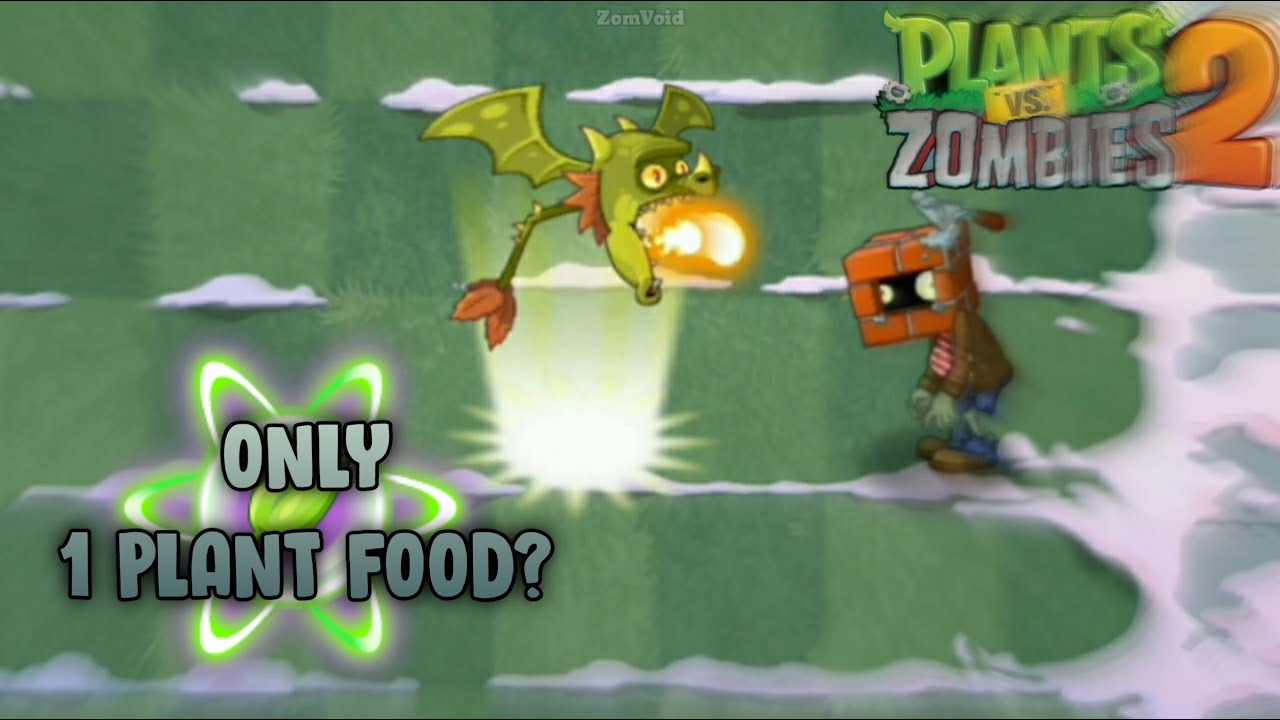 PvZ2 - What Plant can kill Brick-Head Zombie using only 1 plant food?