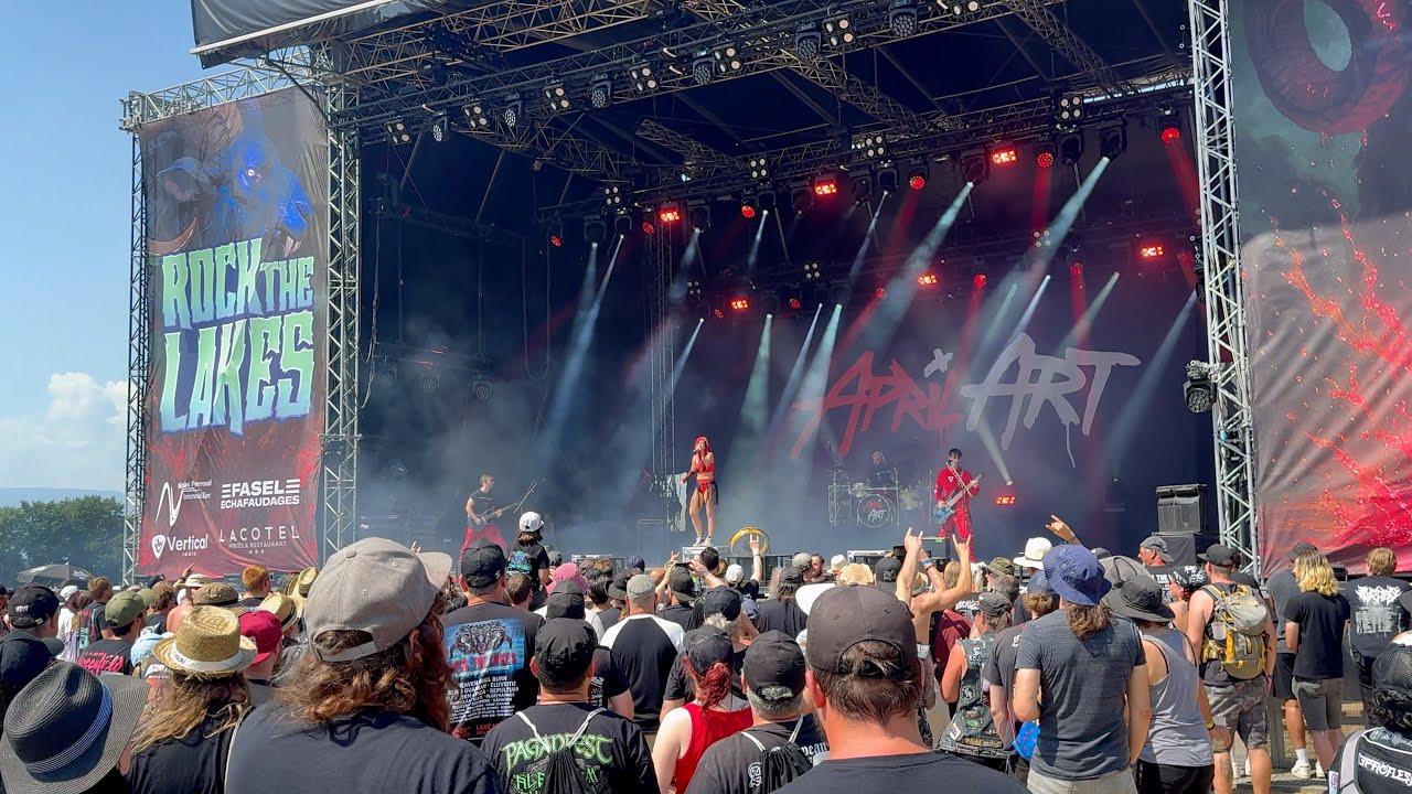 April Art - Not Sorry - Cudrefin, Rock the Lakes Festival, Aug. 2025