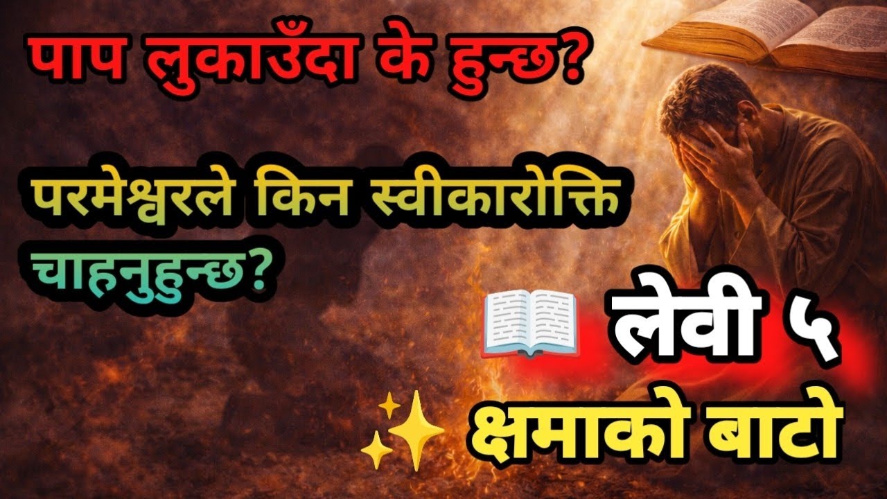 📖 दोष स्वीकार र क्षमाको बाटो – लेवी :५🔥लुकाएको पापको पनि हिसाब हुन्छ?