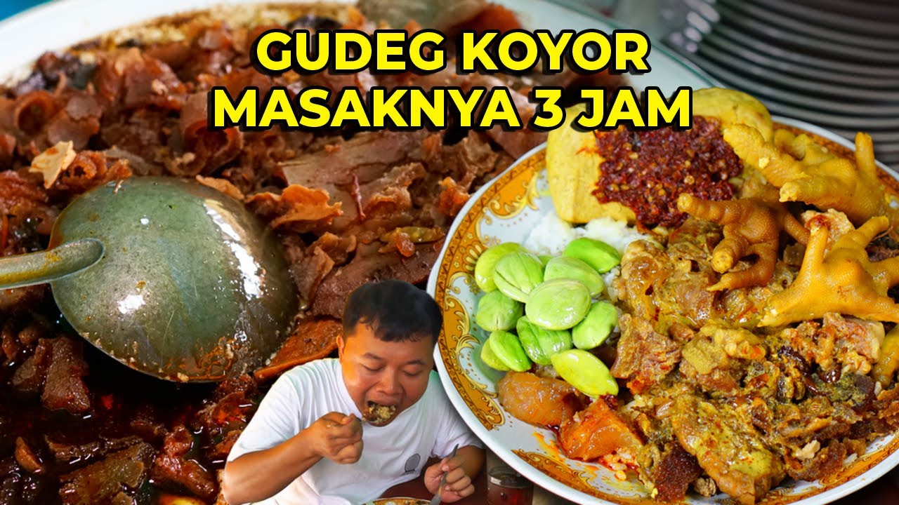 GUDEG KOYOR YANG BUKANYA SIANG HARI, SEKALI JUALAN HABIS 20 KILO KOYOR!