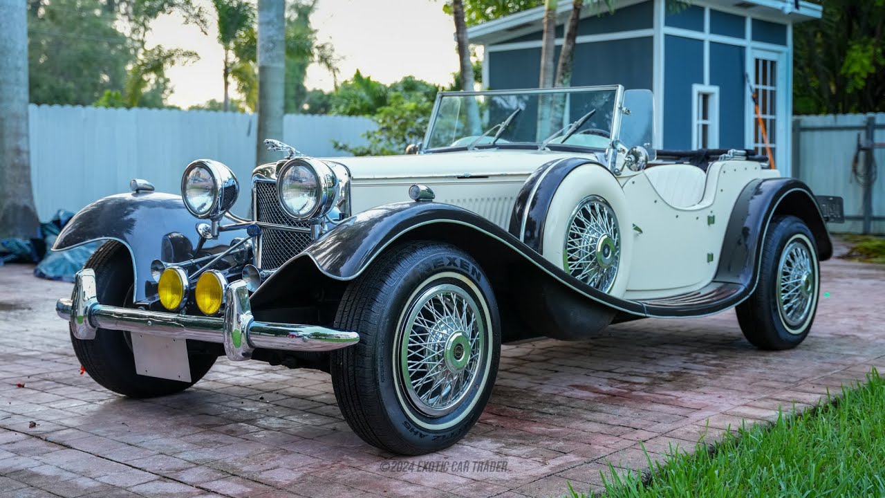 1936 Jaguar SS 100 Replica by Classic Roadsters Walk-around Video