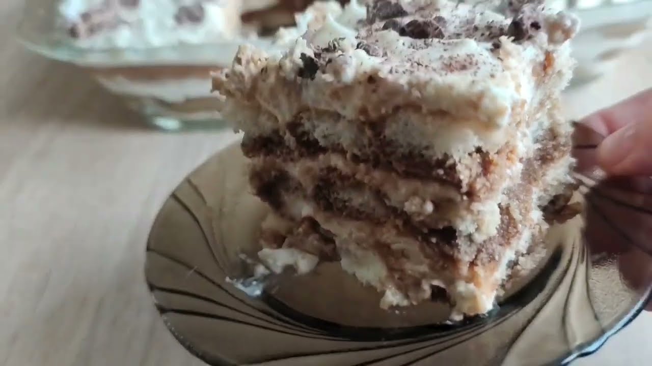 Tiramisu without eggs. TIRAMISU bez olām. Тирамису без яиц.
