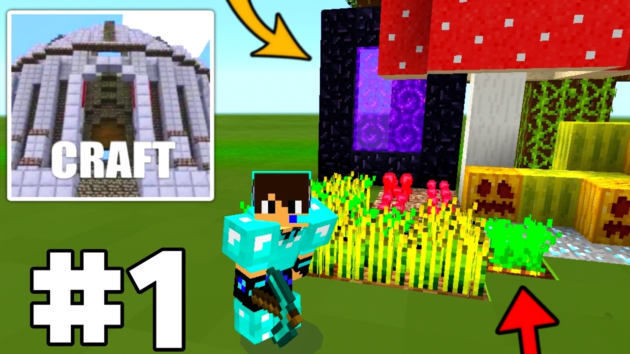 Minicraft extra flat world survival series - multiplayer survival episode 1