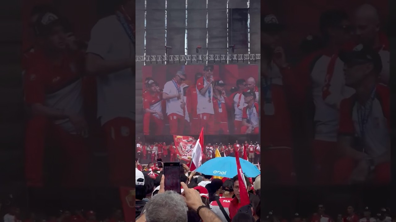 Las palabras de Frasica al quedar campe&oacute;n con Santa Fe y celebrar con los hinchas