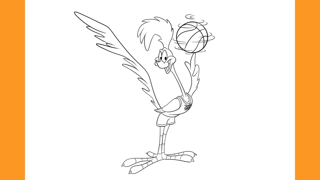 How to Draw ROAD RUNNER - Tune Squad | SPACE JAM: A New Legacy