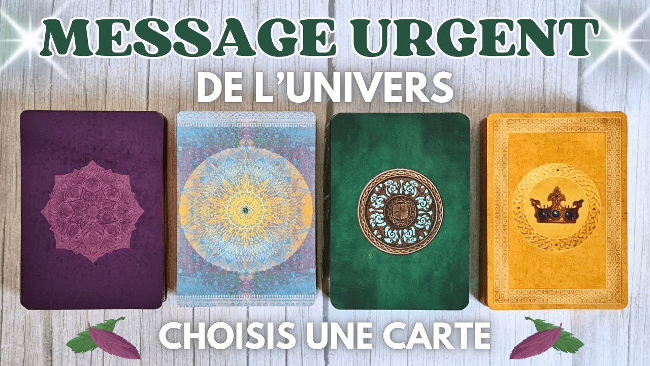 ✨ VOUS ETES PRÊT(E) A ENTENDRE CE MESSAGE DE L'UNIVERS ✨  | TIRAGE AU CHOIX | GUIDANCE INTEMPORELLE