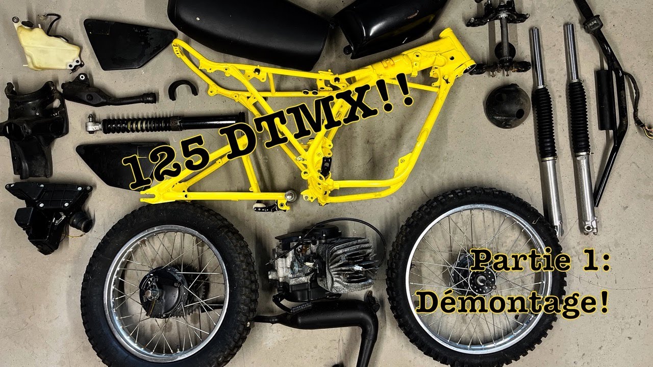 125 DTMX: Partie 1 - démontage