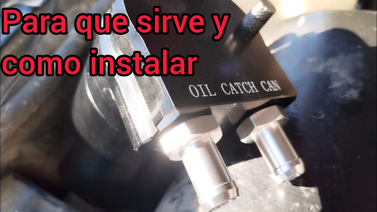 Oil catch can Condensador aceite