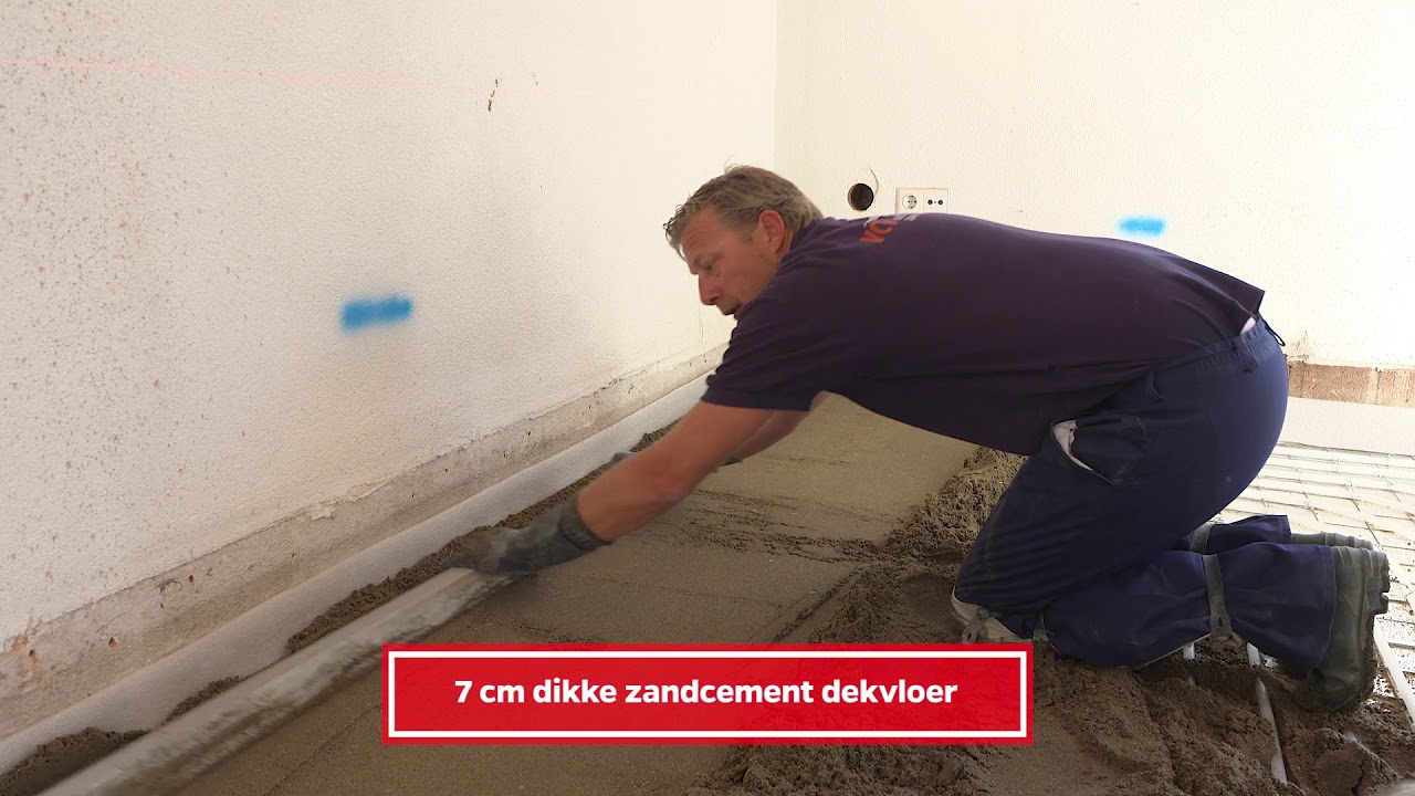 zandcement dekvloer