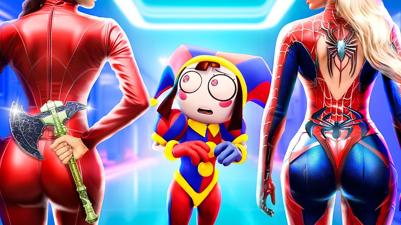 O Incrível Circo Digital vs Homem-Aranha! Quem assassinou Pomni?! Grande jogo de pistas na vida real