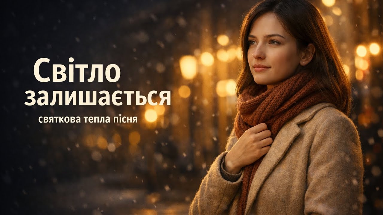 Світло залишається - тиха святкова тепла пісня