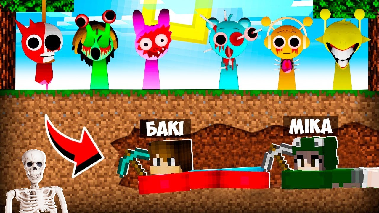 🇺🇦 ВИЖИВАННЯ У СВІТІ СПРУНКИ В МАЙНКРАФТ! БАКІ SPRUNKI MINECRAFT
