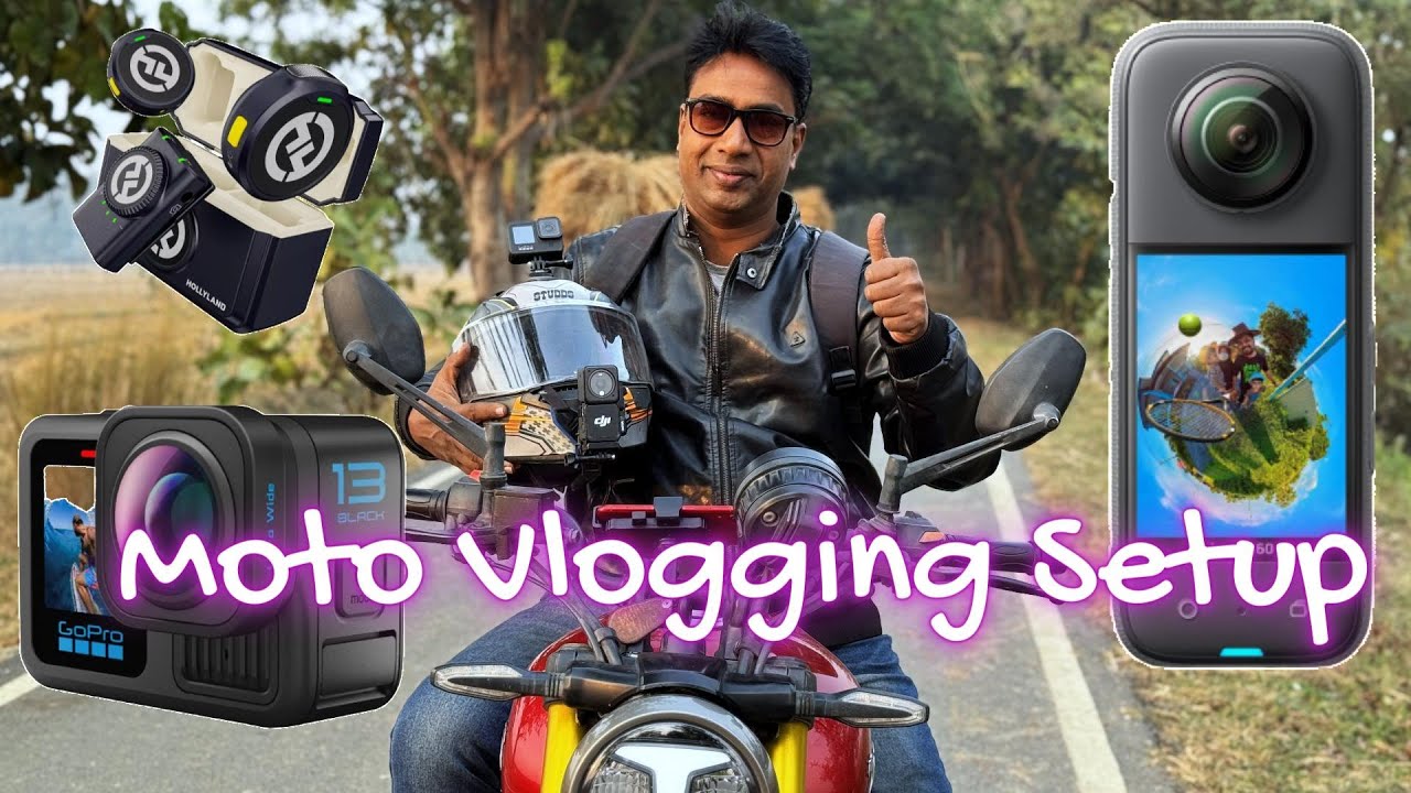 Cheap & Best Budget Moto Vlogging Setup in 2026 - Action Camera, Gopro, Chin Mount, Mic , helmet
