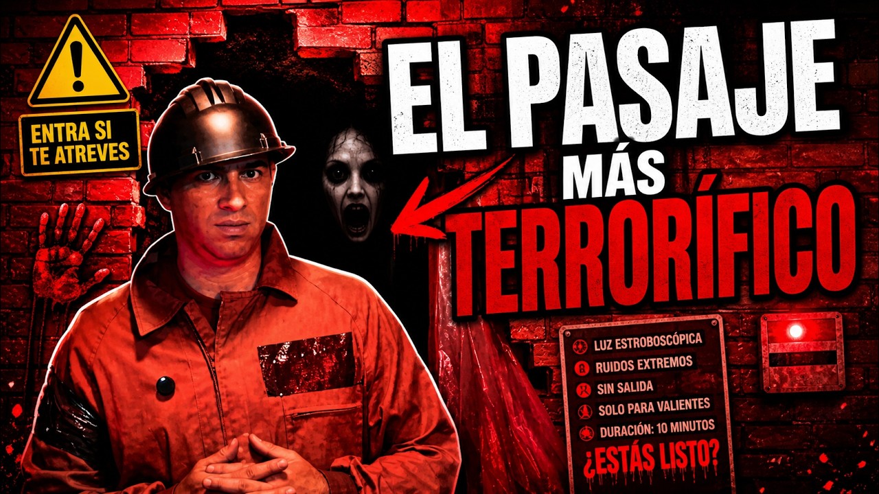 Un día como ASUSTADOR en el PASAJE del TERROR de los ENCANTS de BARCELONA 😱