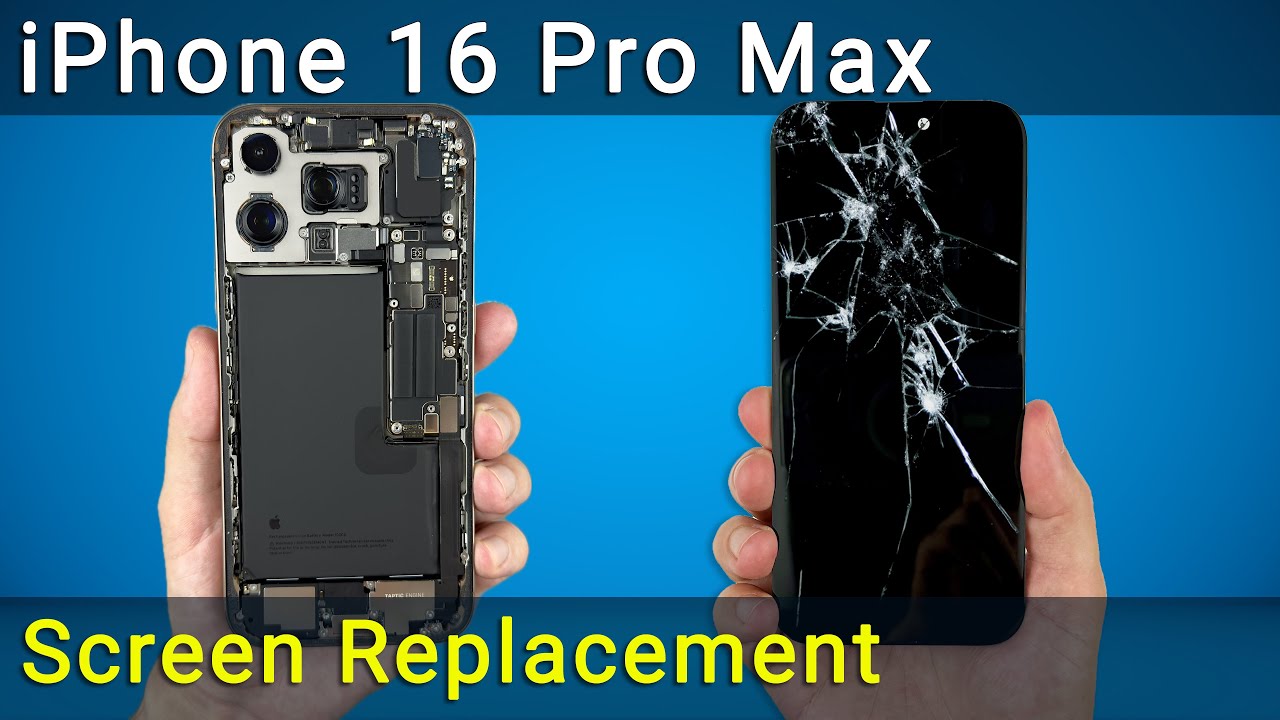Руководство по замене экрана iPhone 16 Pro Max — как исправить треснувший дисплей