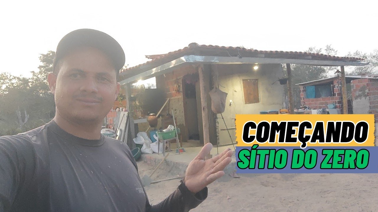 Continuando os trabalhos no nosso chalé o reboco tá ficando muito bom