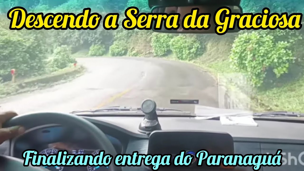 Shineray tlux descendo a Serra da Graciosa 