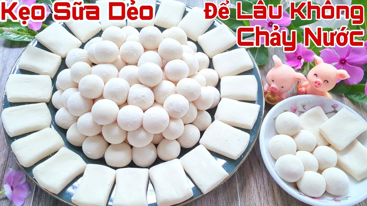 Không Ngờ Tự Làm Kẹo Sữa Dẻo Lại Dễ Đến Vậy.Đặc Biệt Để Lâu Vẫn Khô Ráo K Chảy Nước